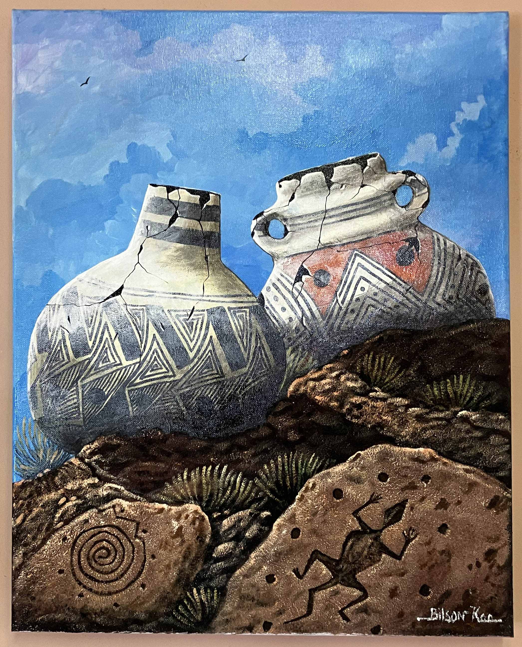 Bilson Kee | Navajo Pottery & Big Sky Painting | Penfield Gallery of Indian Arts | Albuquerque | New Mexico